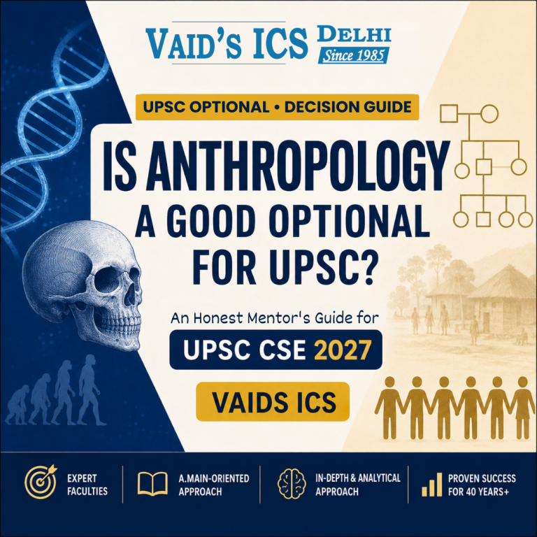 Is Anthropology Good Optional for UPSC? Complete Guide, Strategy, Pros & Challenges (2027)