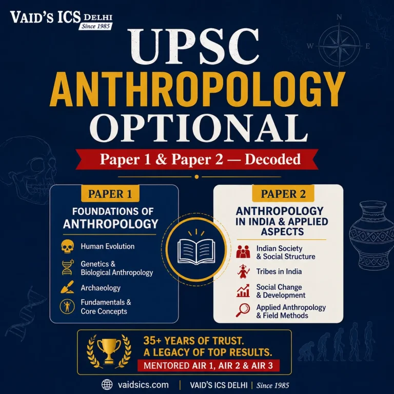 Anthropology Optional Syllabus Explained: Paper 1 & Paper 2 Roadmap for UPSC CSE 2027