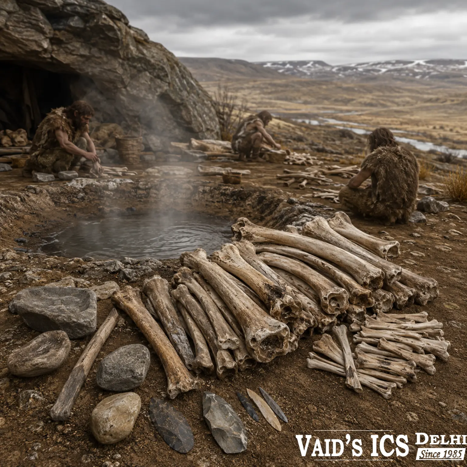 Neanderthal fat factory bone-grease processing at Neumark-Nord