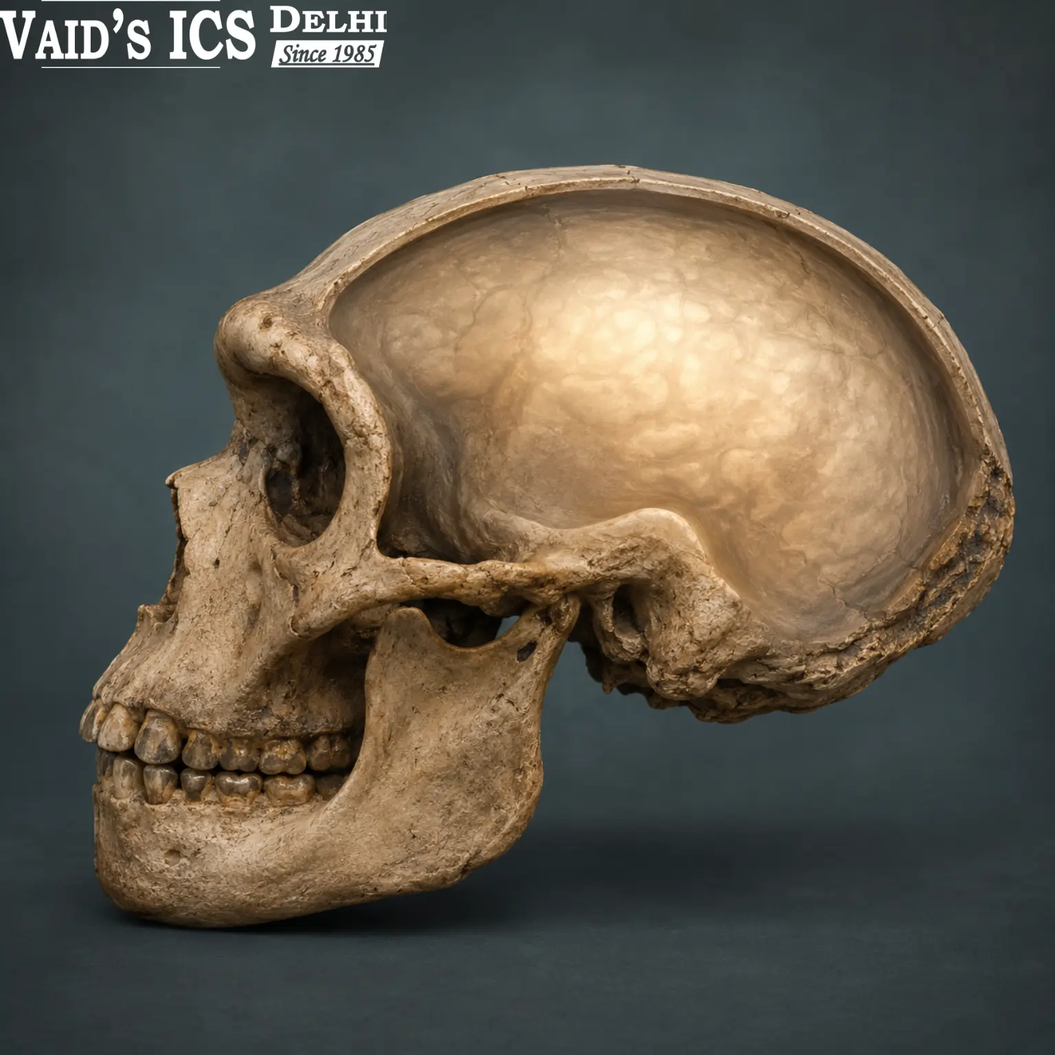 Xujiayao hominin large Middle Pleistocene brain and non-linear brain evolution