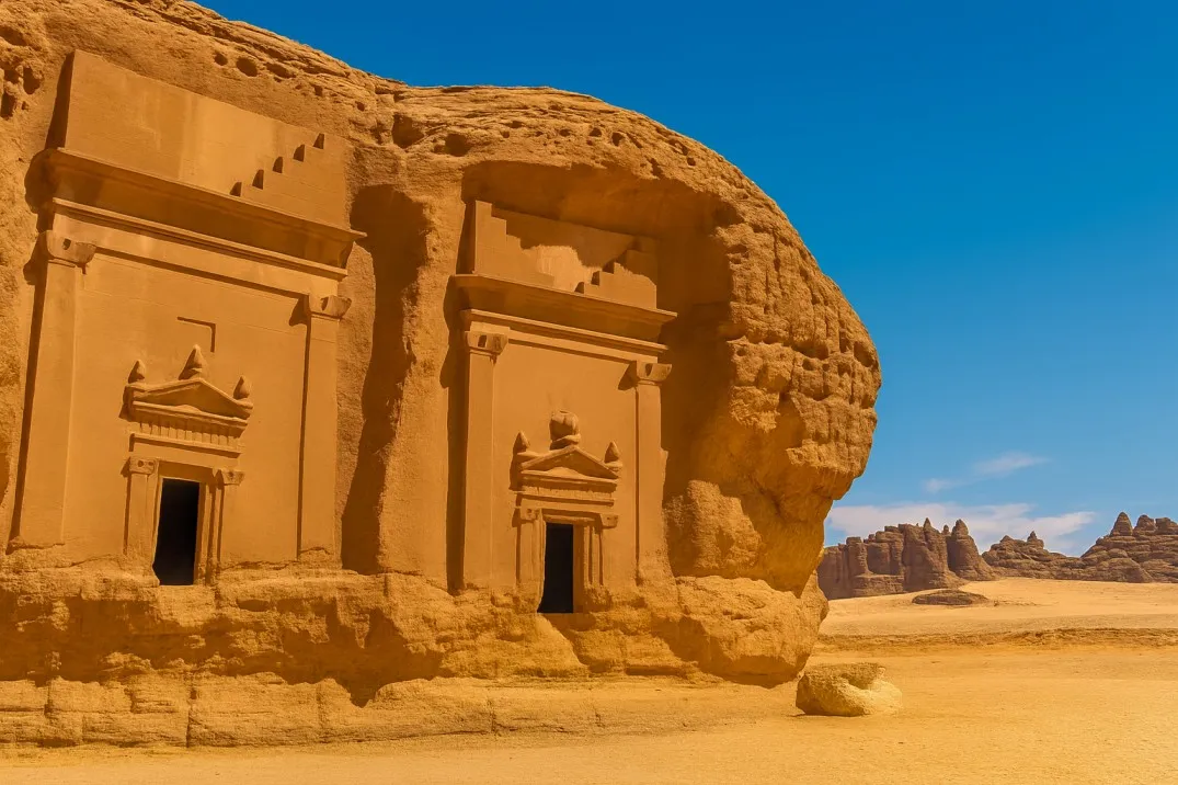 An 8,000-year-old stone temple discovered in the Tuwaiq region of Saudi Arabia, evidence of early Neolithic ritual life