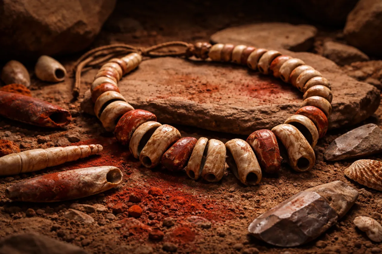 Upper Palaeolithic personal ornaments and beads reflecting symbolism and cultural identity