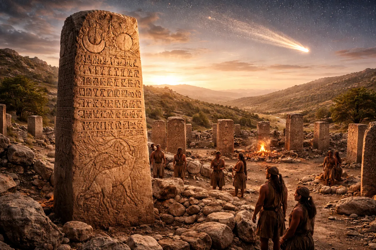 Carvings at a roughly 13,000-year-old site interpreted as the world’s oldest calendar
