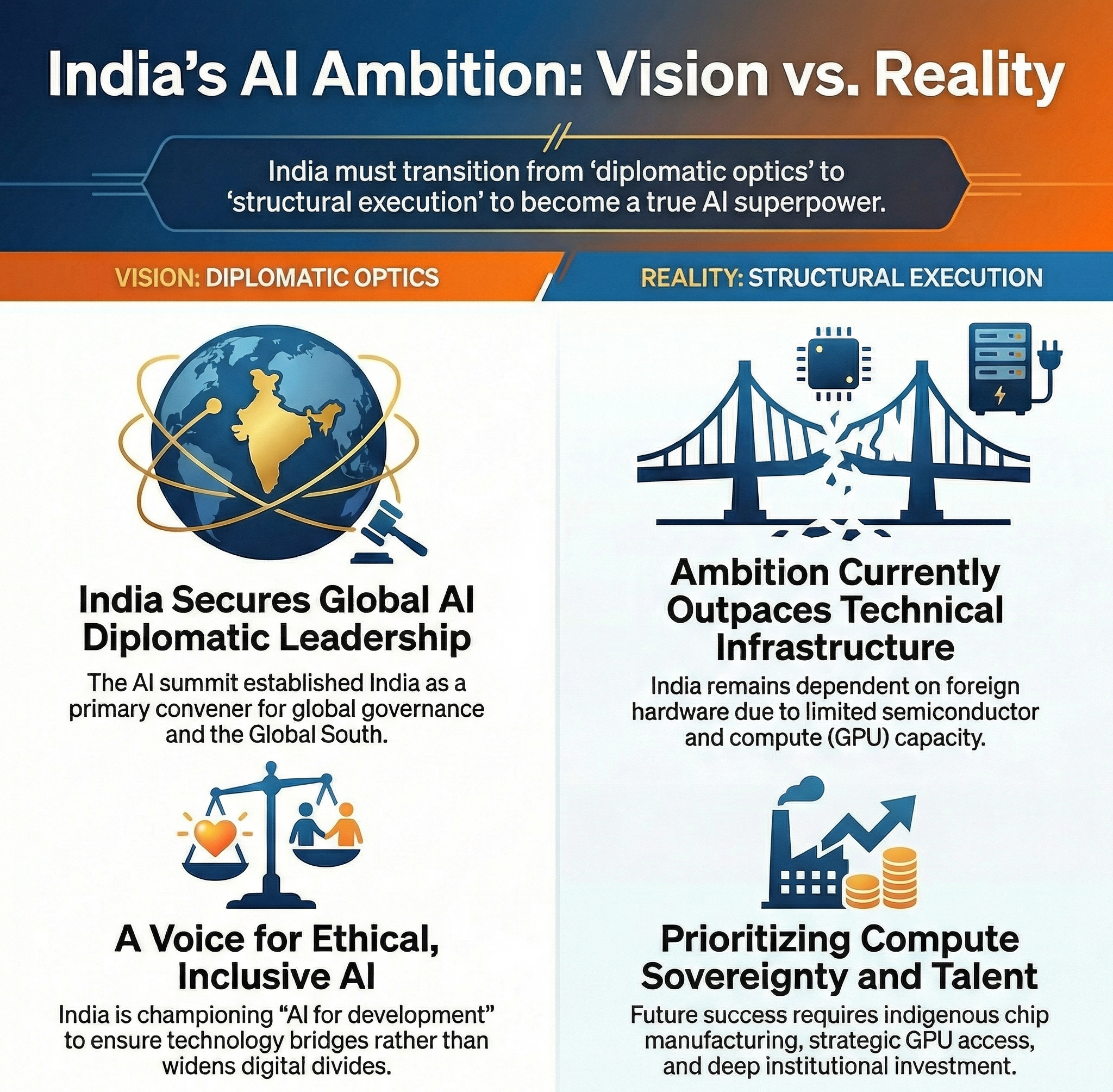 AI Summit: India makes strong start, yet to arrive