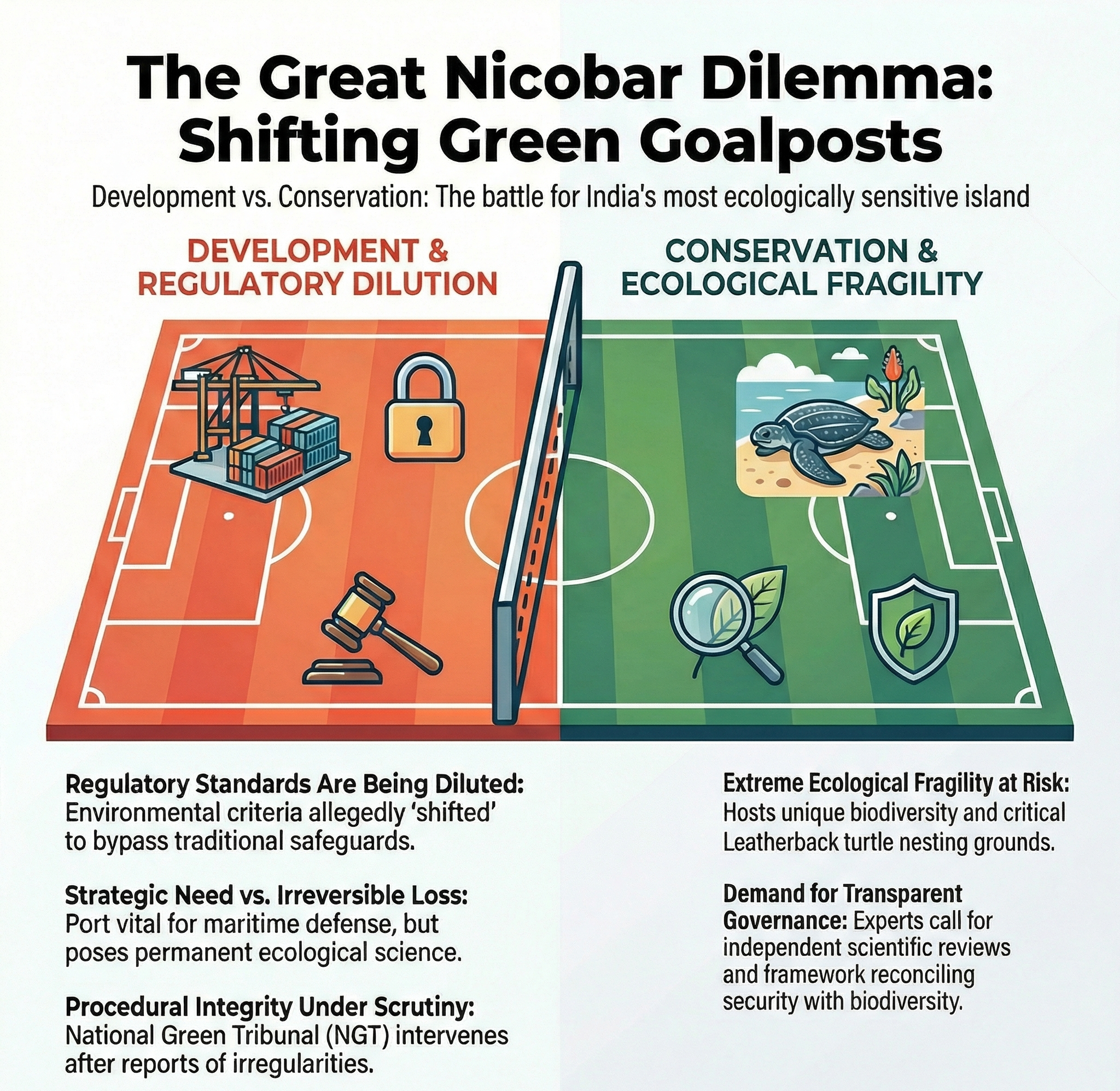 In Great Nicobar, a shifting of the green goalposts In Great Nicobar, a shifting of the green goalposts