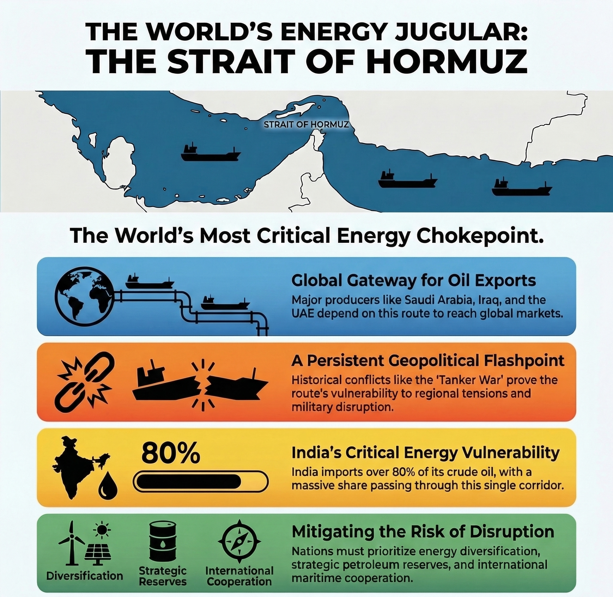 Strait of Hormuz, a narrow passage that powers the world