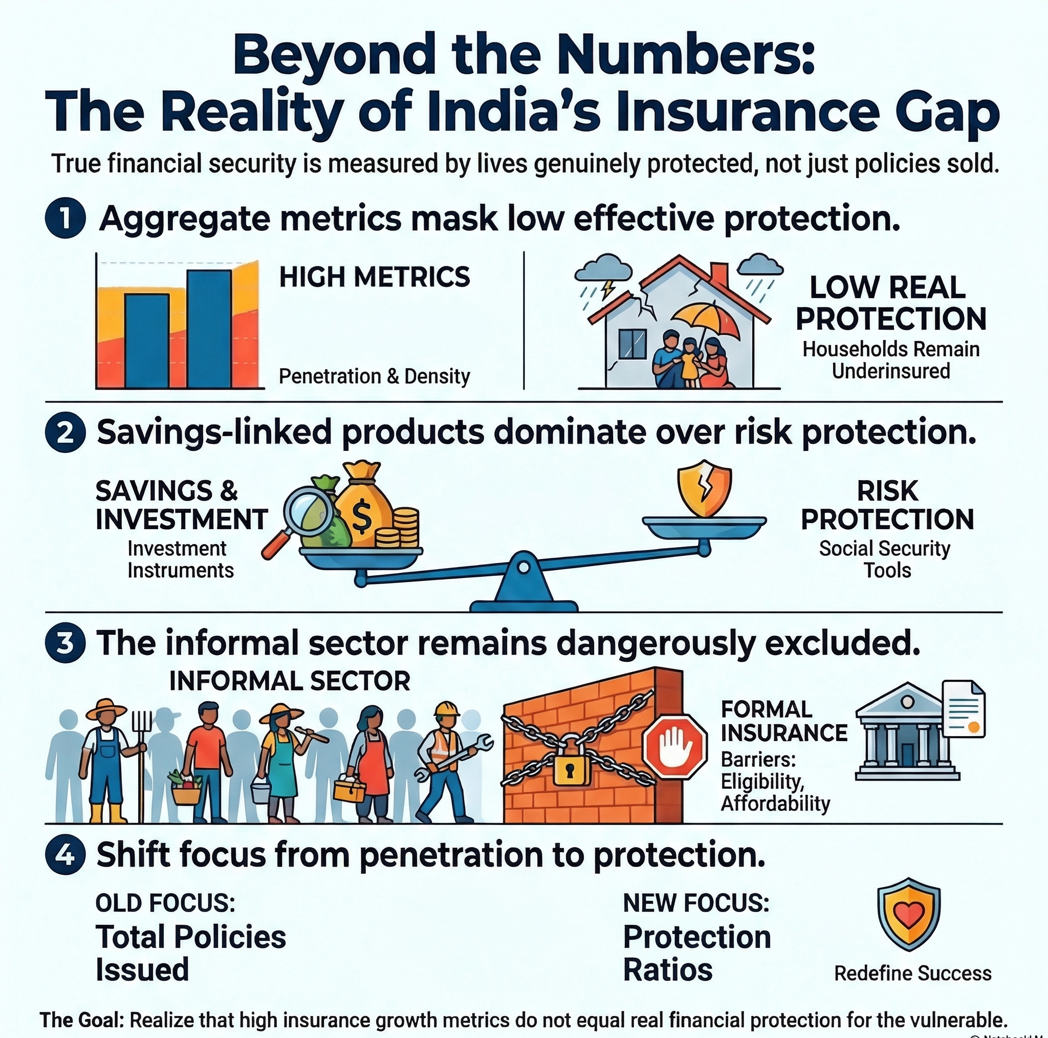 What insurance numbers do not reveal