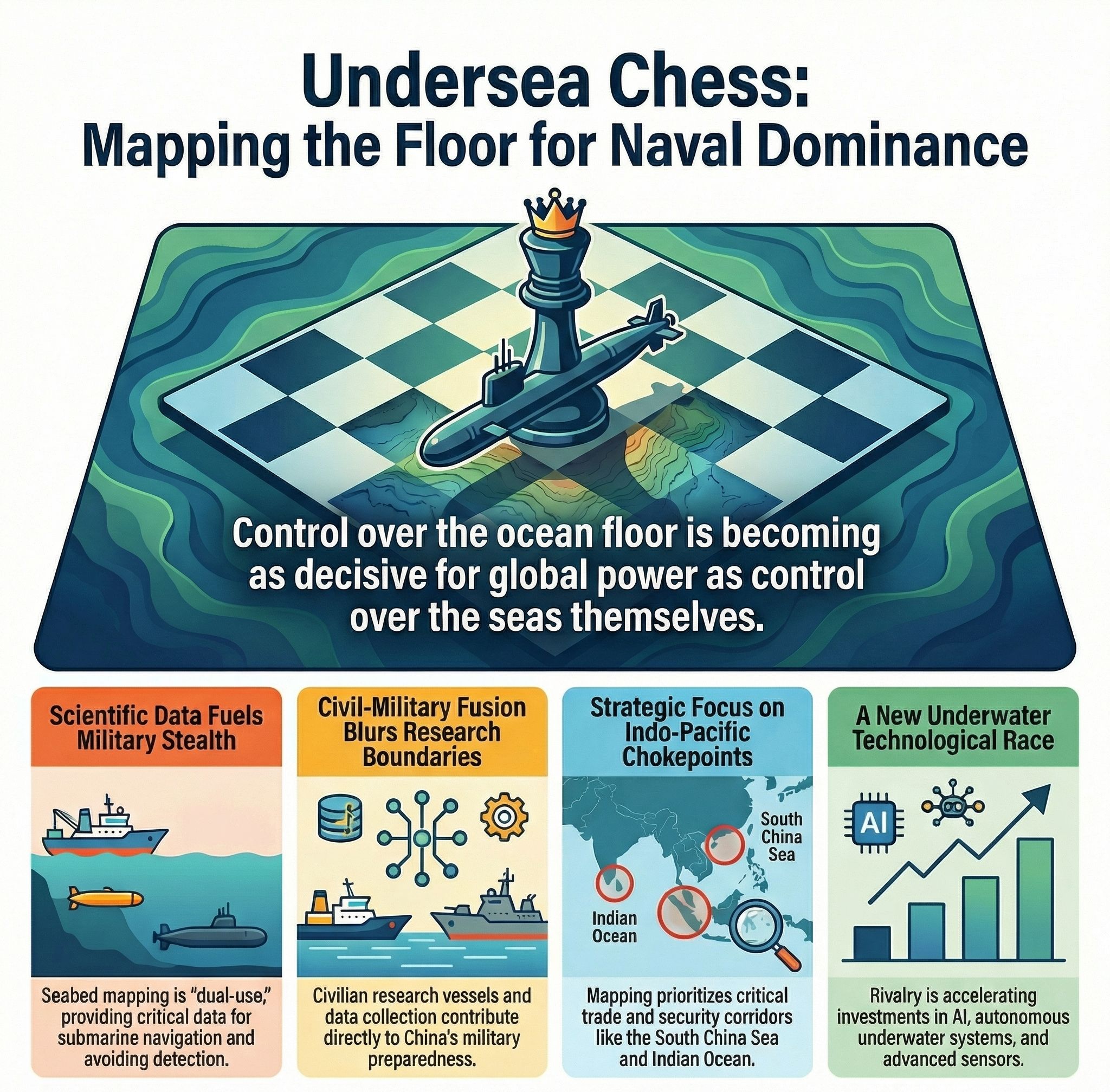 China is mapping ocean floor as it prepares for sub warfare with US