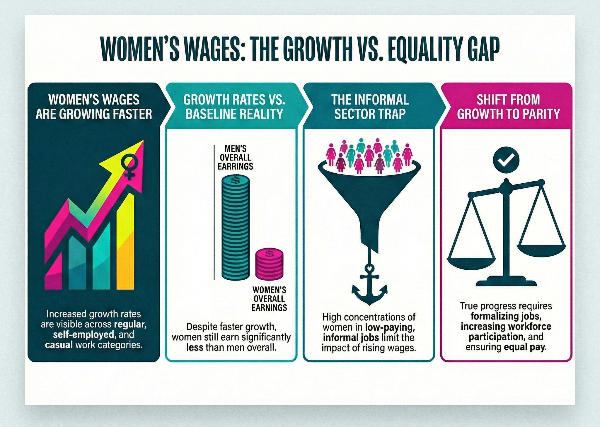 Women saw higher wage growth than men across all job types in 2025: Govt Women saw higher wage growth than men across all job types in 2025: Govt