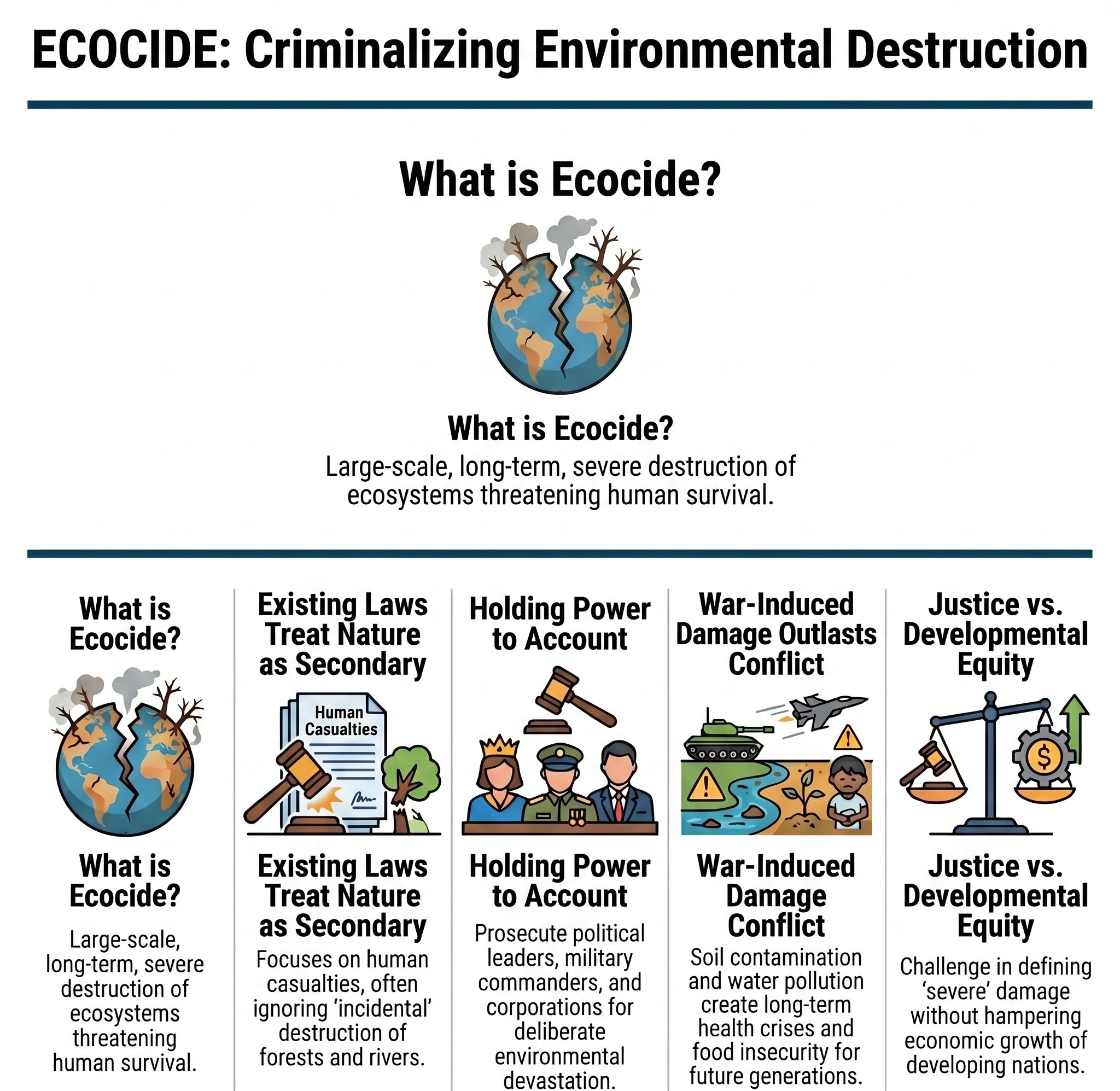 Ecocide&rsquo;: Where International Law Stands in Tackling War Toll on Environment