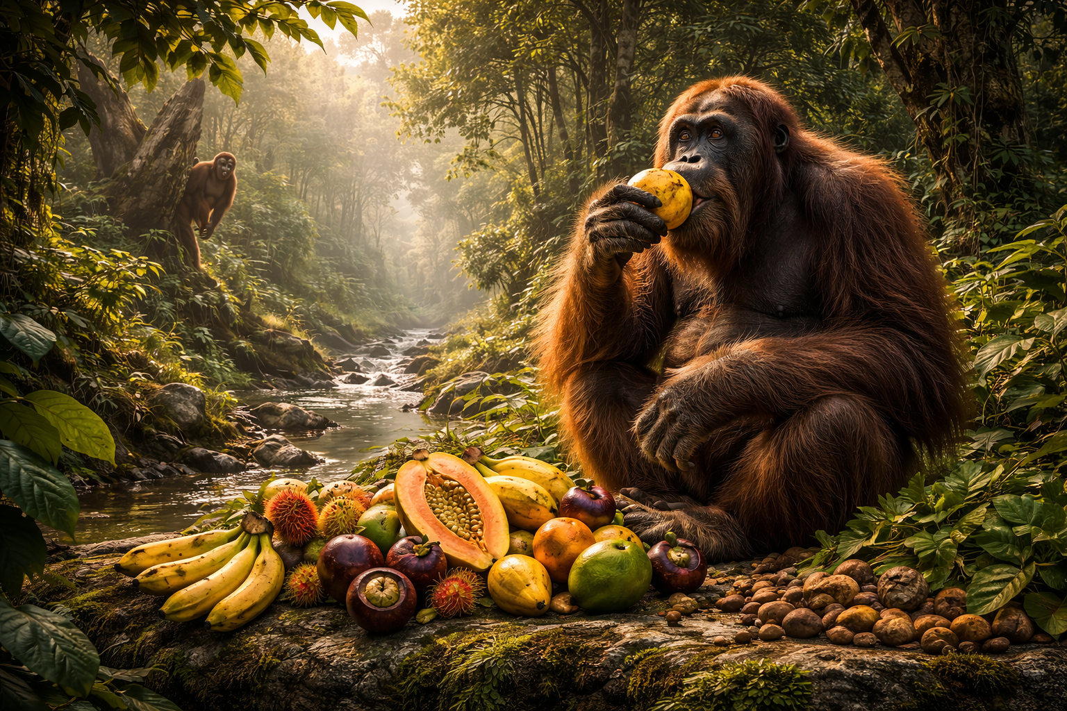 Orangutans Can Teach Us About Food and Fitness