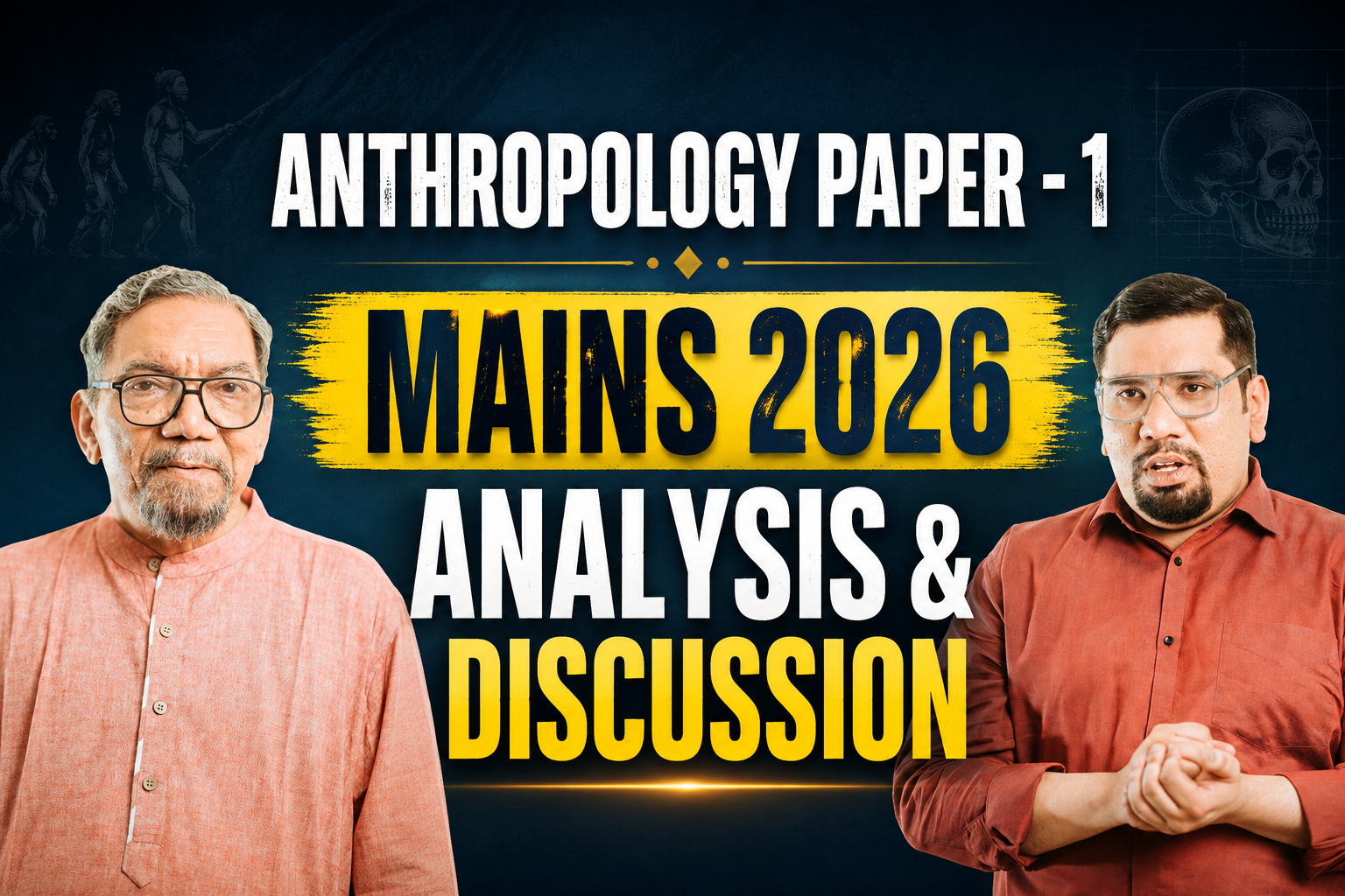 Anthropology Paper 1 Mains 2026 Analysis & Discussion by Vaid Sir | Vaids ICS