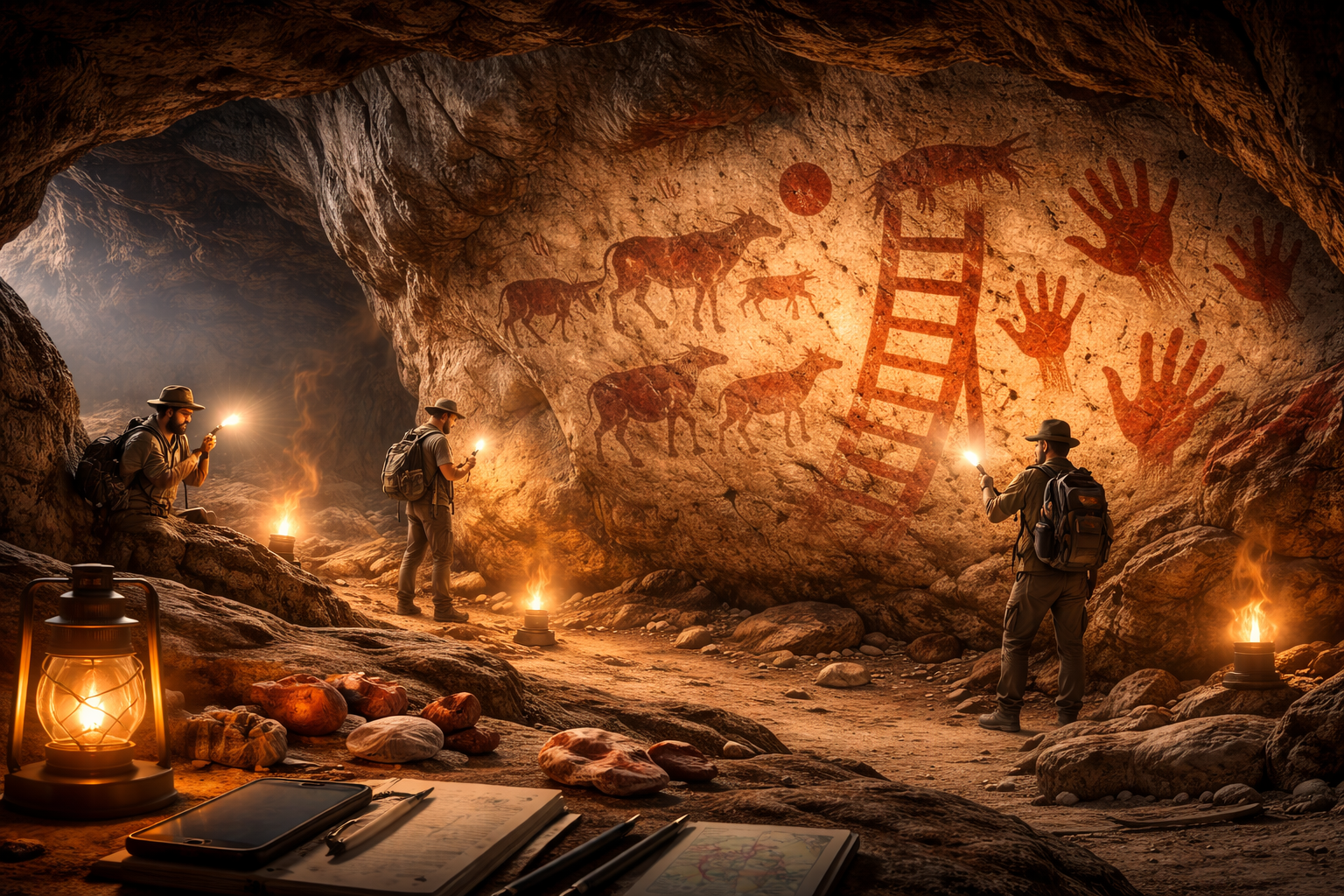 World’s Oldest Paintings Predate Modern Humans: Rethinking Cognitive Evolution