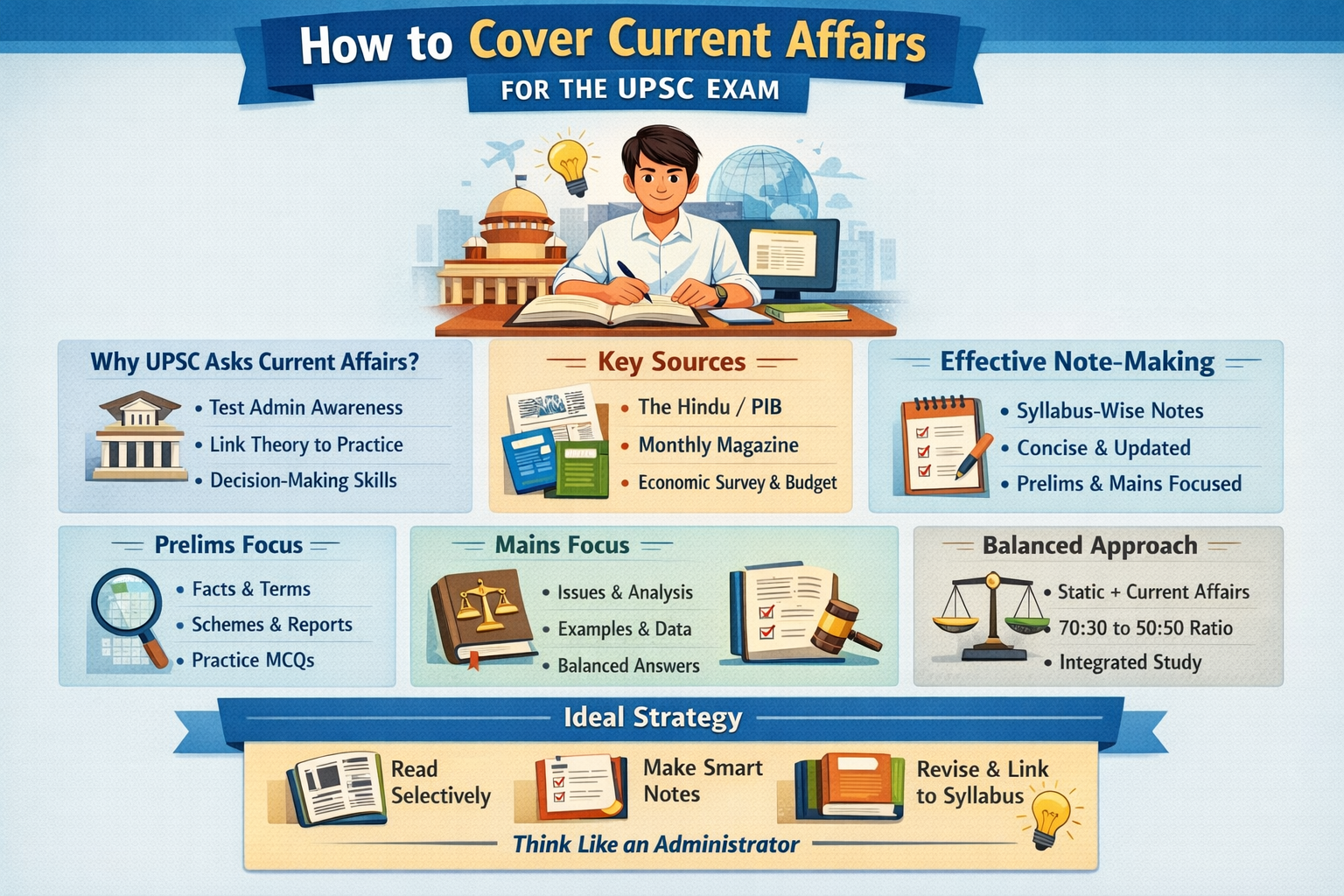 How to Cover Current Affairs for the UPSC Civil Services Examination