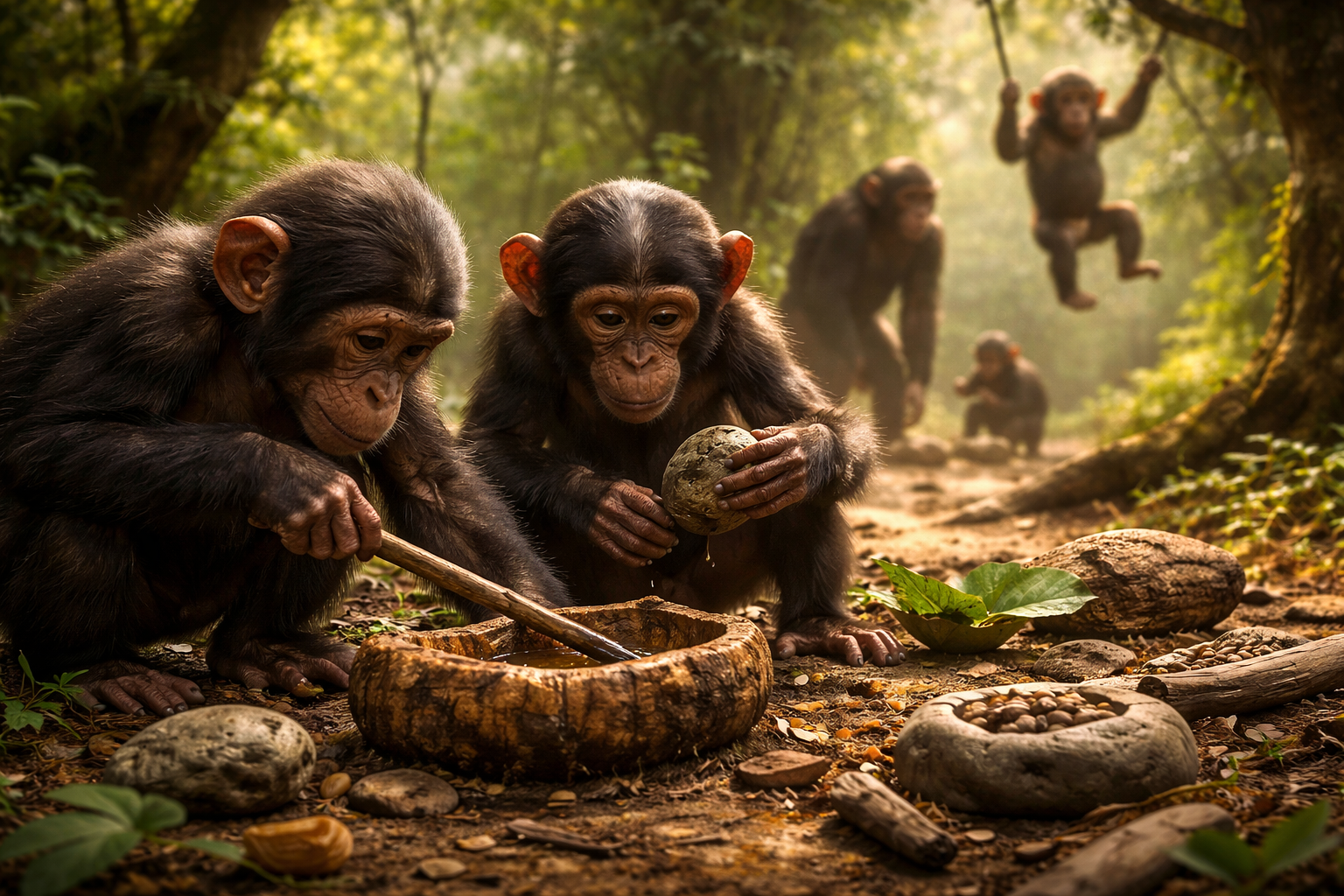 Young Chimpanzees and Cultural Evolution: How Play Drives Innovation in Primates