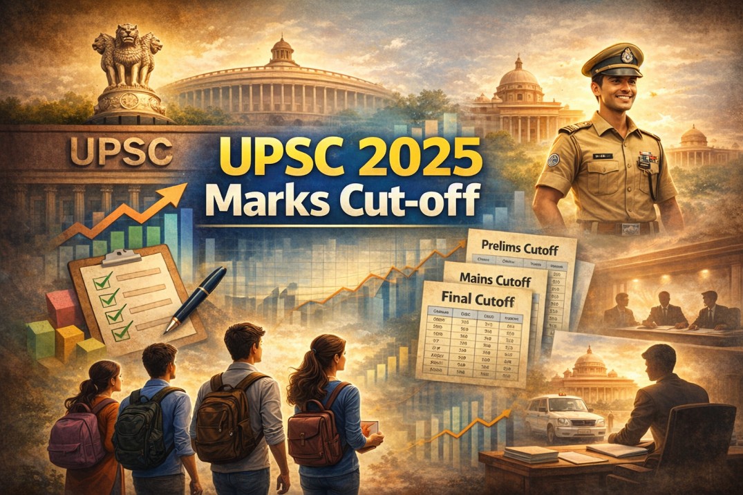 UPSC Cut Off 2025 (Official): Prelims, Mains & Final Cut-Off Marks with Trend Analysis