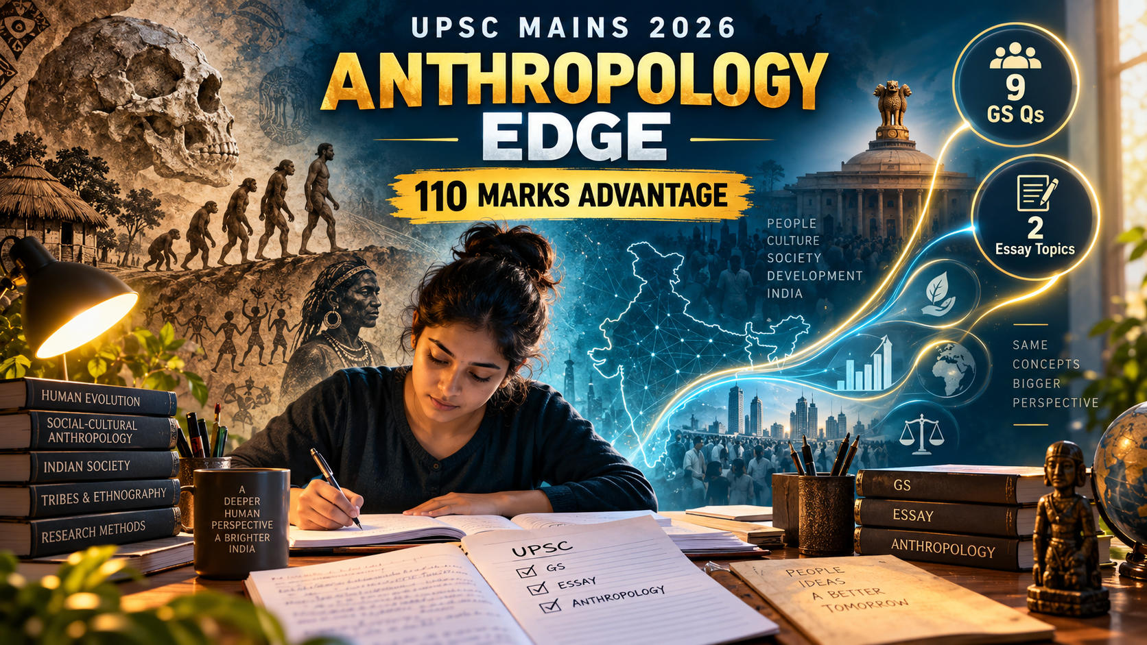 UPSC Mains 2026: How Anthropology Optional Created an Advantage Across 110 Marks of GS